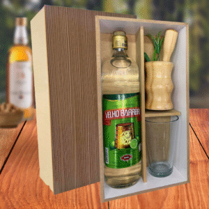 KIT CACHAÇA - VELHO BARREIRO LIMÃO