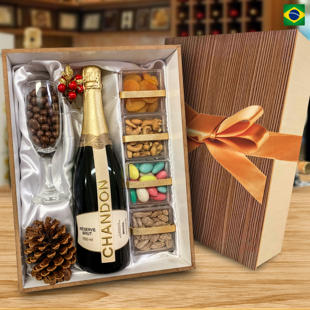 KIT ESPUMANTE - CHANDON & NUT'S
