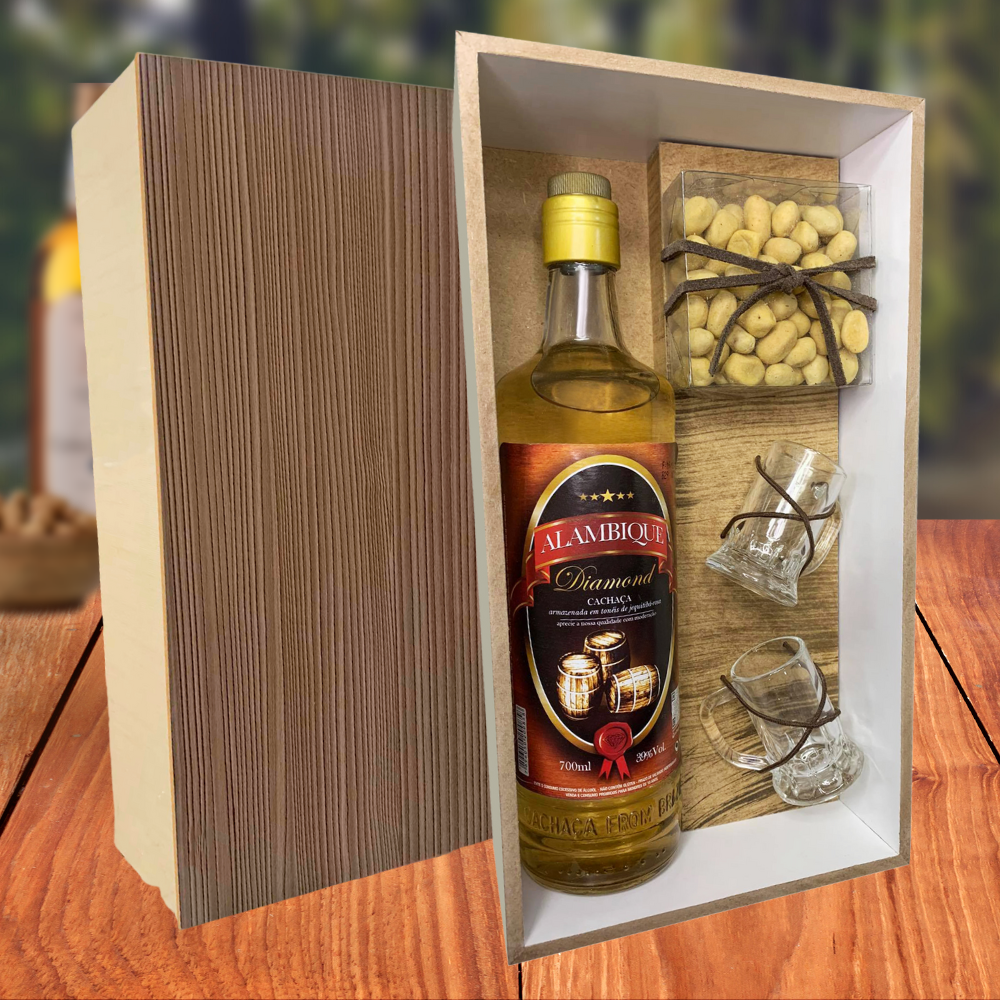 KIT CACHACA MINEIRA -        ALAMBIQUE DIAMOND