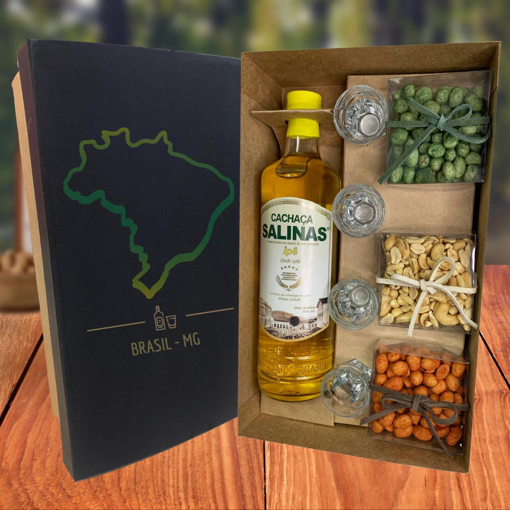 KIT CACHAÇA MINEIRA -           SALINAS IPÊ