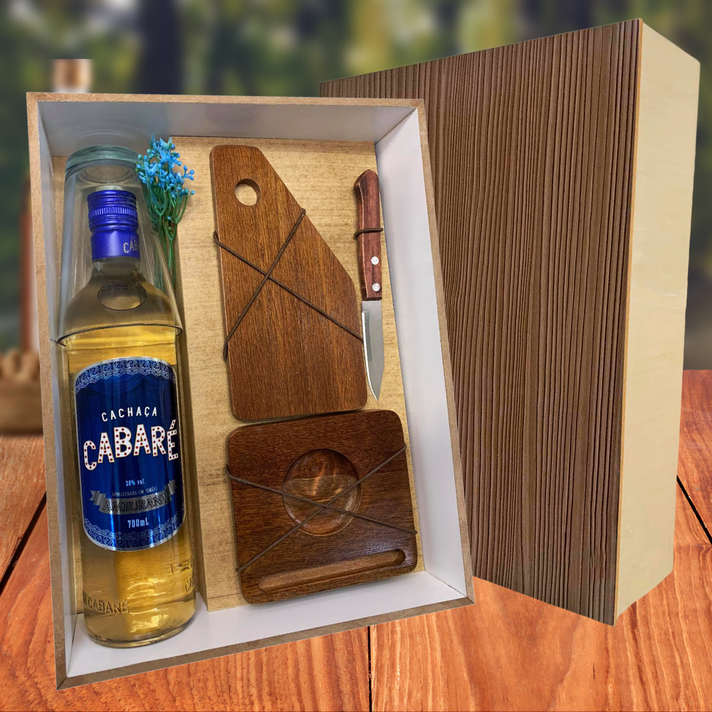 KIT CACHAÇA -                                CABARÉ AMBURANA