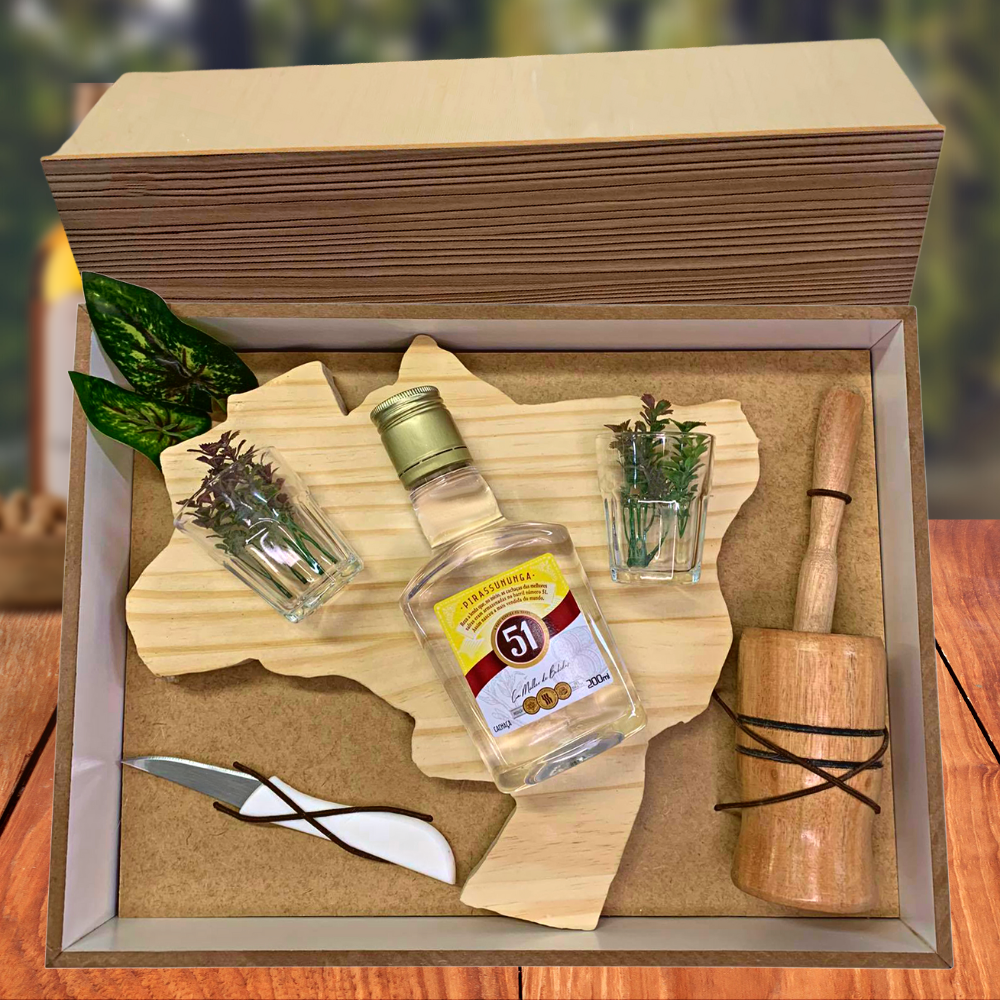 KIT MINI CACHAÇA - PIRASSUNUNGA 51