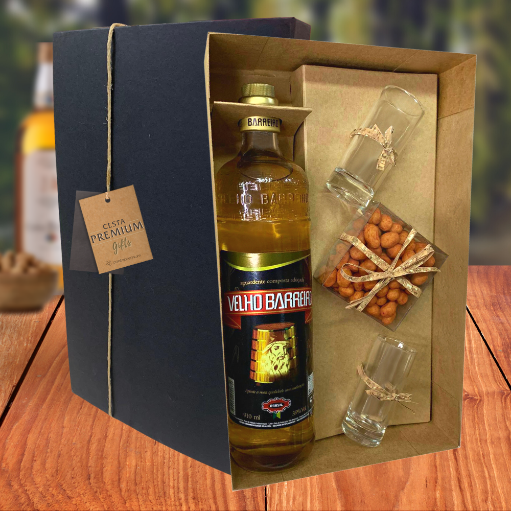 KIT CACHAÇA  -  VELHO BARREIRO GOLD