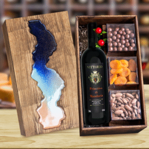 KIT VINHO ITALIANO - VITTORIO PRIMITIVO DI MANDURIA & NUTS