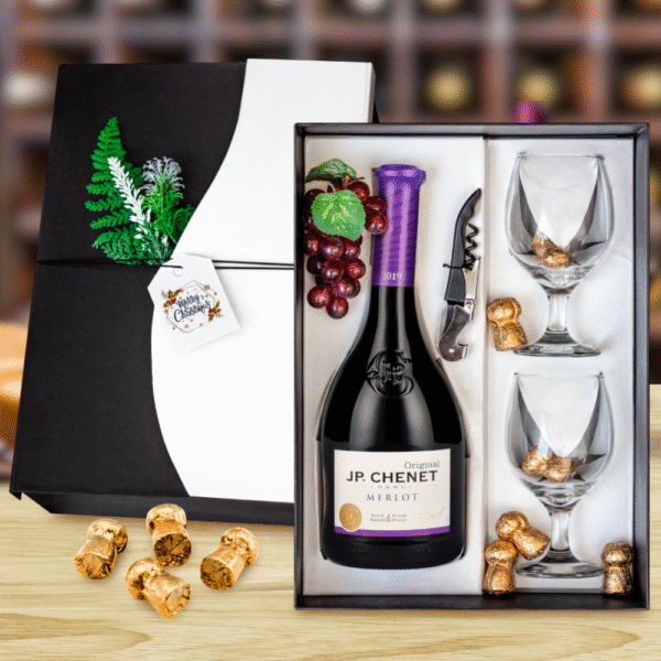 KIT VINHO FRANCÊS - J.P CHENET & CHOCOLATES