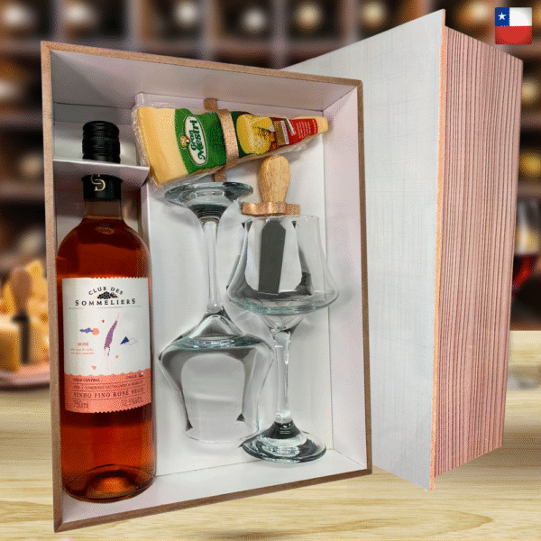 KIT VINHO CHILENO - CLUB DES  SOMMELIERS ROSE