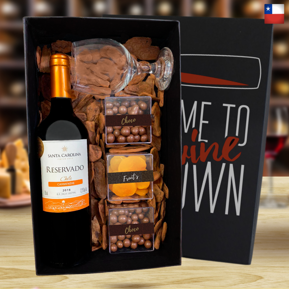 KIT VINHO CHILENO -     SANTA CAROLINA CARMENERE