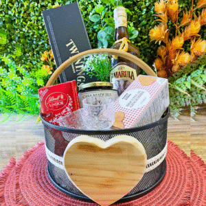 CESTA GOURMET - LICOR AMARULA & CHÁ TWININGS
