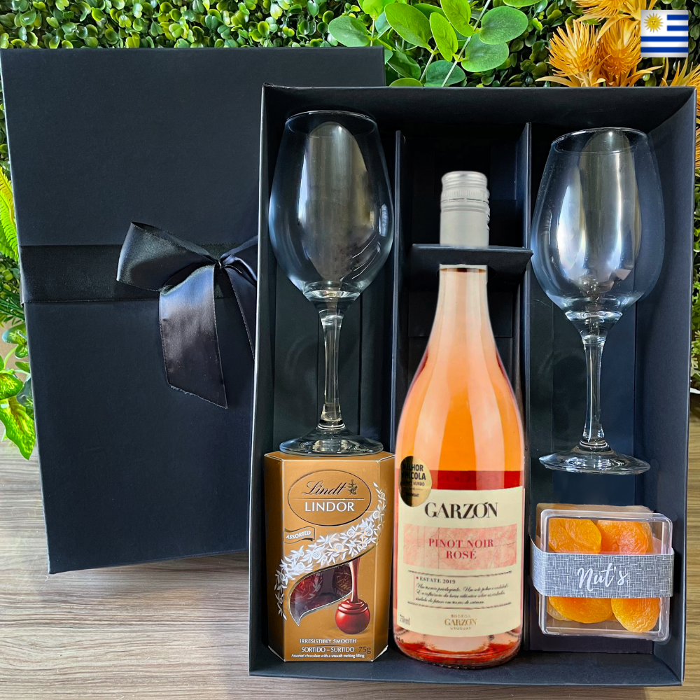 KIT VINHO URUGUAIO - GARZÓN PINOT NOIR ROSÉ