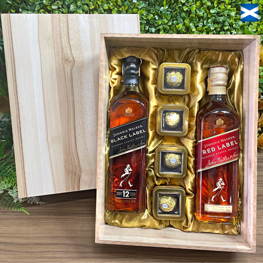 KIT "DOUBLE WHISKY" - BLACK & RED LABEL