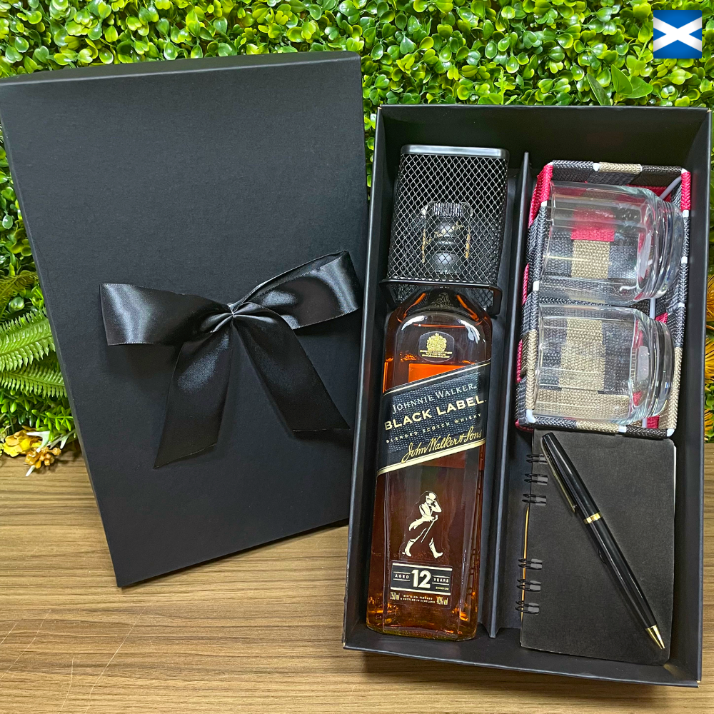 KIT WHISKY "OFFICE" - BLACK LABEK