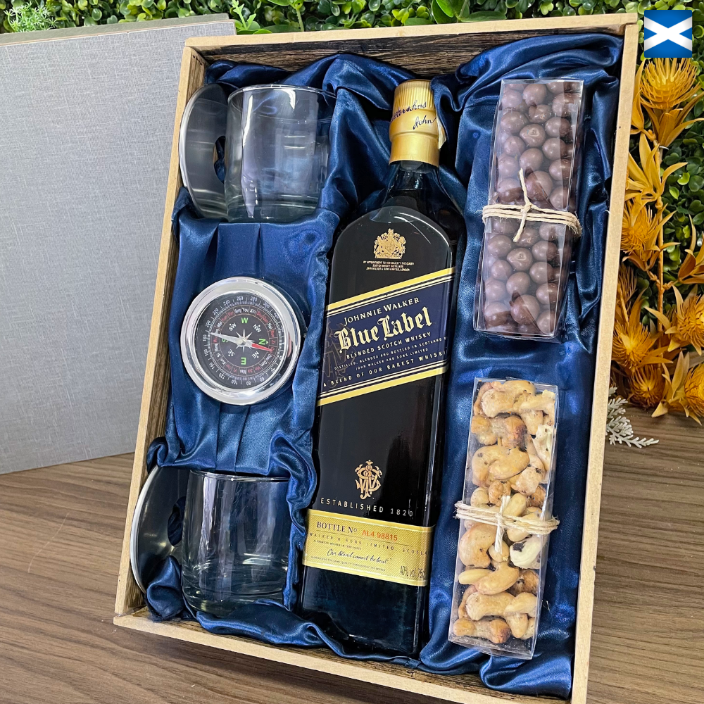 KIT WHISKY ESCOCÊS - BLUE LABEL