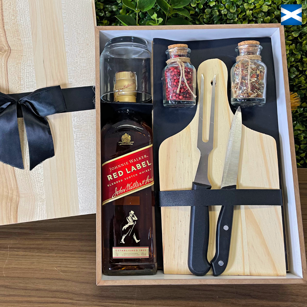KIT WHISKY ESCOCÊS - RED LABEL