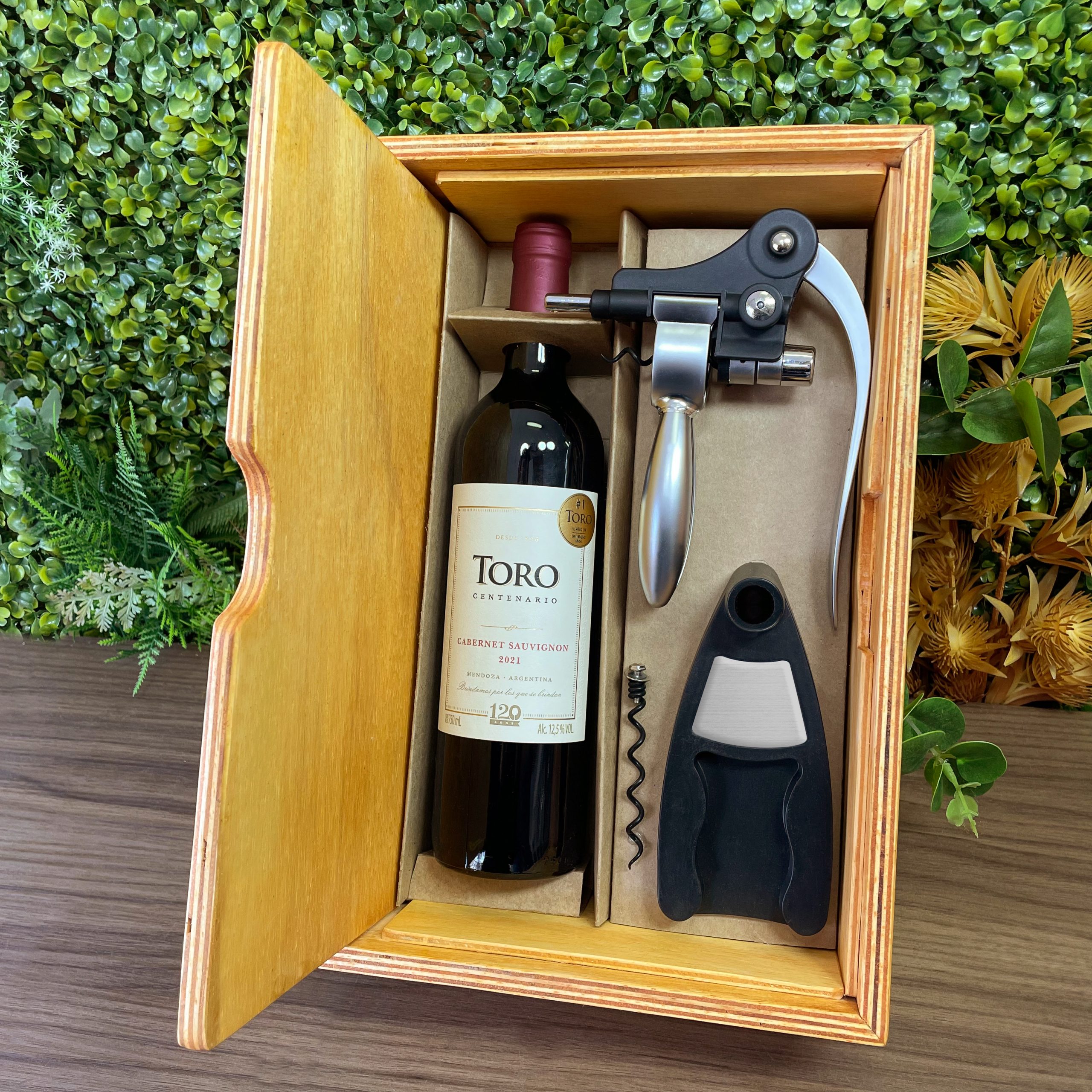 KIT VINHO ARGENTINO TORO