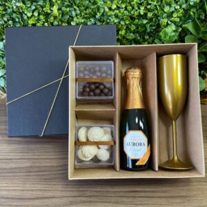 KIT VINHO PROSECCO AURORA 187ML