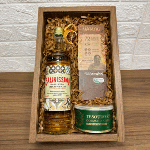 KIT BRASILIDADE - CACHAÇA, GOIABADA & CHOCOLATE AMAZÔNICO