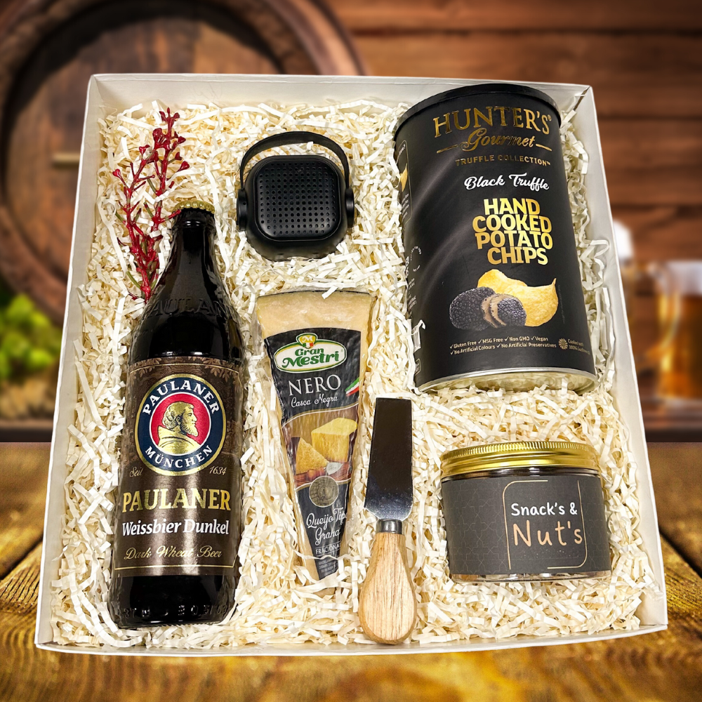 KIT CERVEJA PAULANER - BLACK TRUFFLE CHIPS