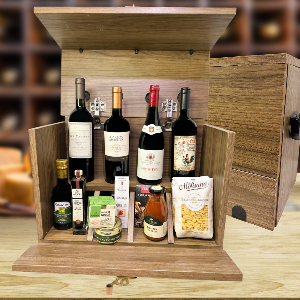 KIT VINHO - BAÚ DE VINHOS GOURMET COLLECTION