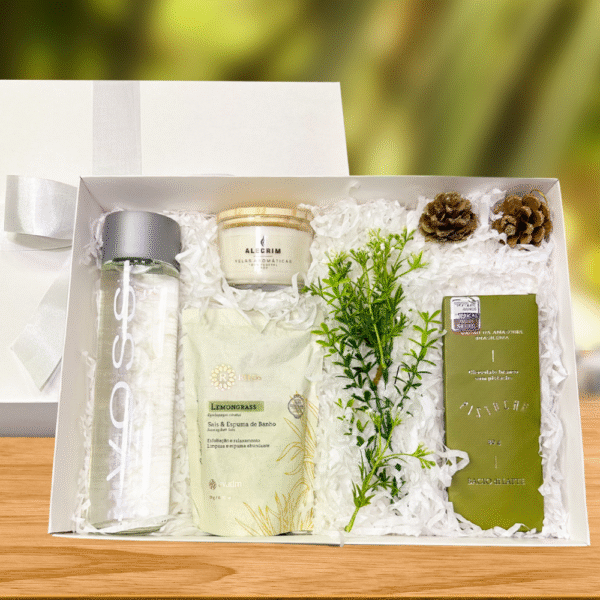KIT SPA SAIS DE BANHO, VELA & CHOCOLATE