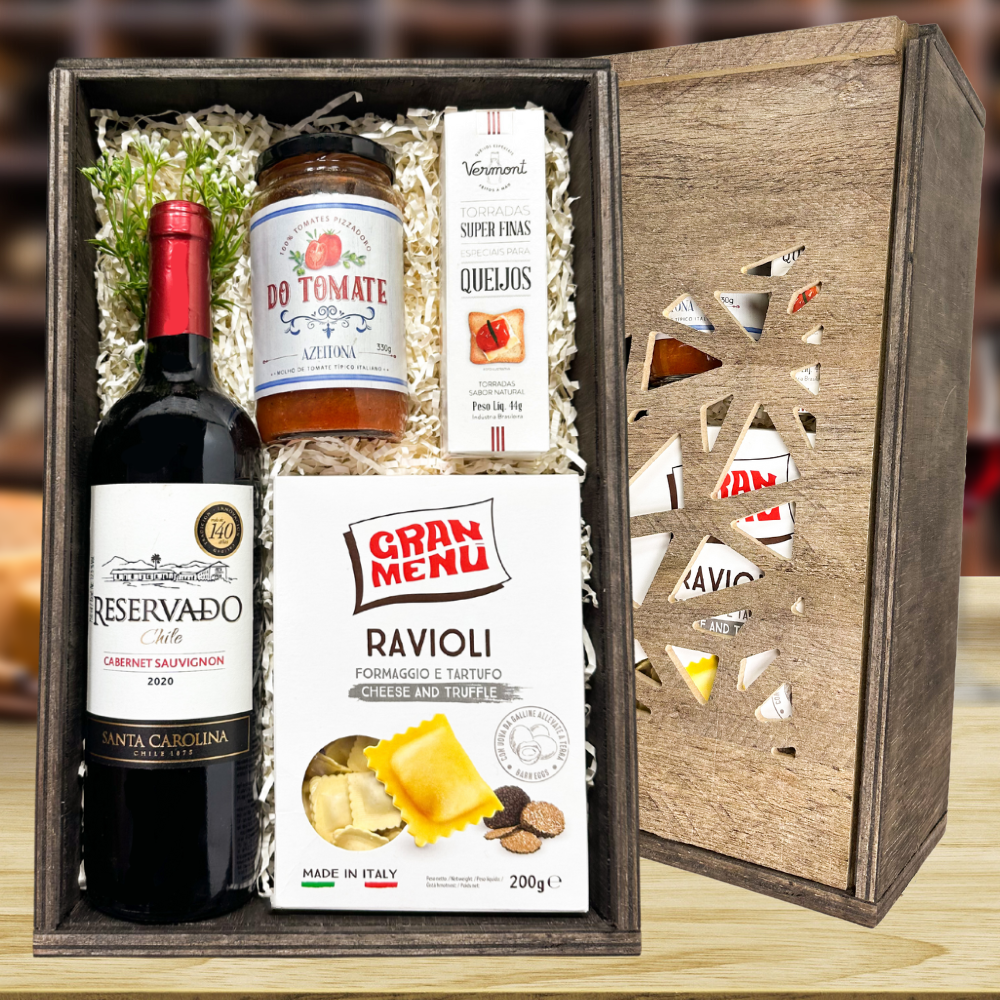 KIT GOURMET - VINHO & RAVIOLI
