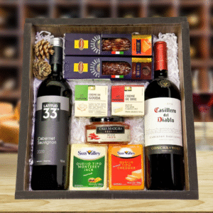 KIT GOURMET VINHOS - QUEIJOS & EMBUTIDOS