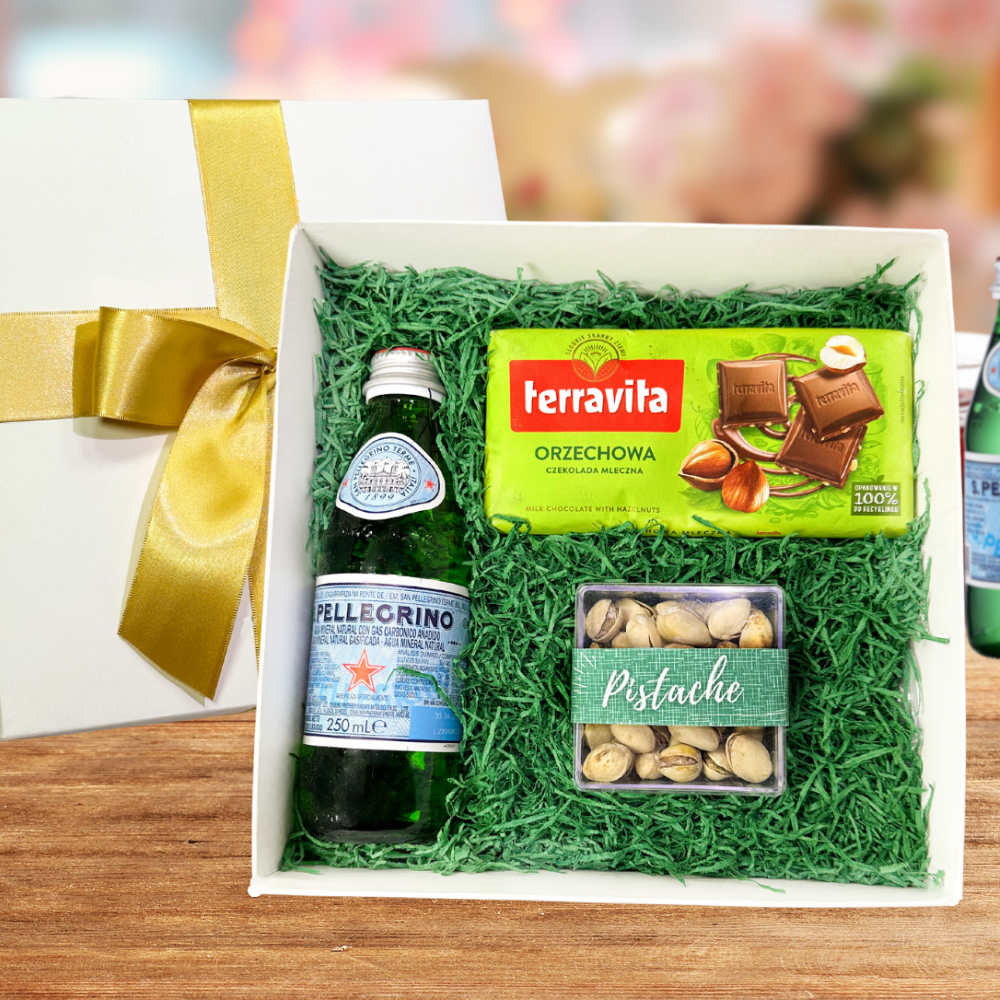KIT ÁGUA ITALIANA SAN PELEGRINO & PISTACHE
