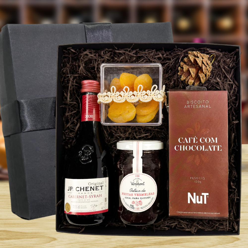 KIT VINHO FRANCÊS - J.P CHENET & PETIT FOUR