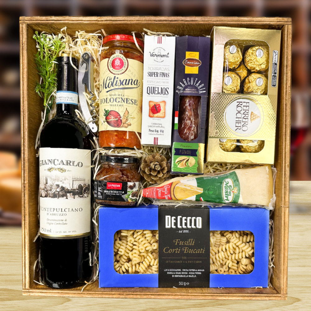 KIT GOURMET - VINHO ITALIANO GIANCARLO