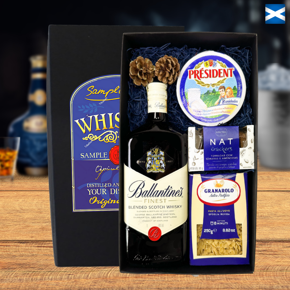 KIT WHISKY ESCOCÊS - BALLANTINE'S PRESIDENT