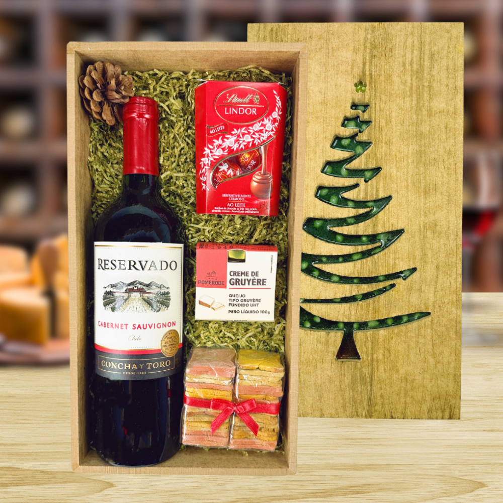 KIT VINHO CHILENO - CONCHA Y TORO & GRUYERE