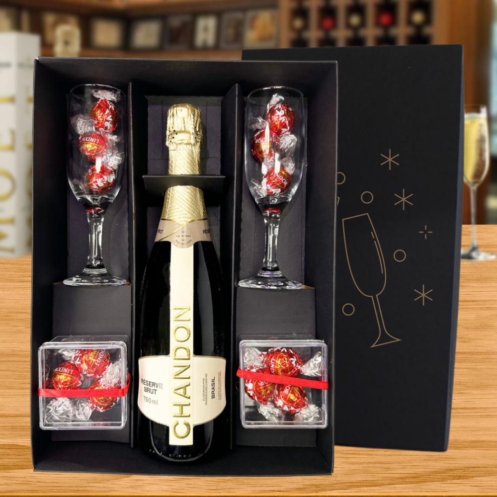KIT ESPUMANTE - CHANDON & LINDT