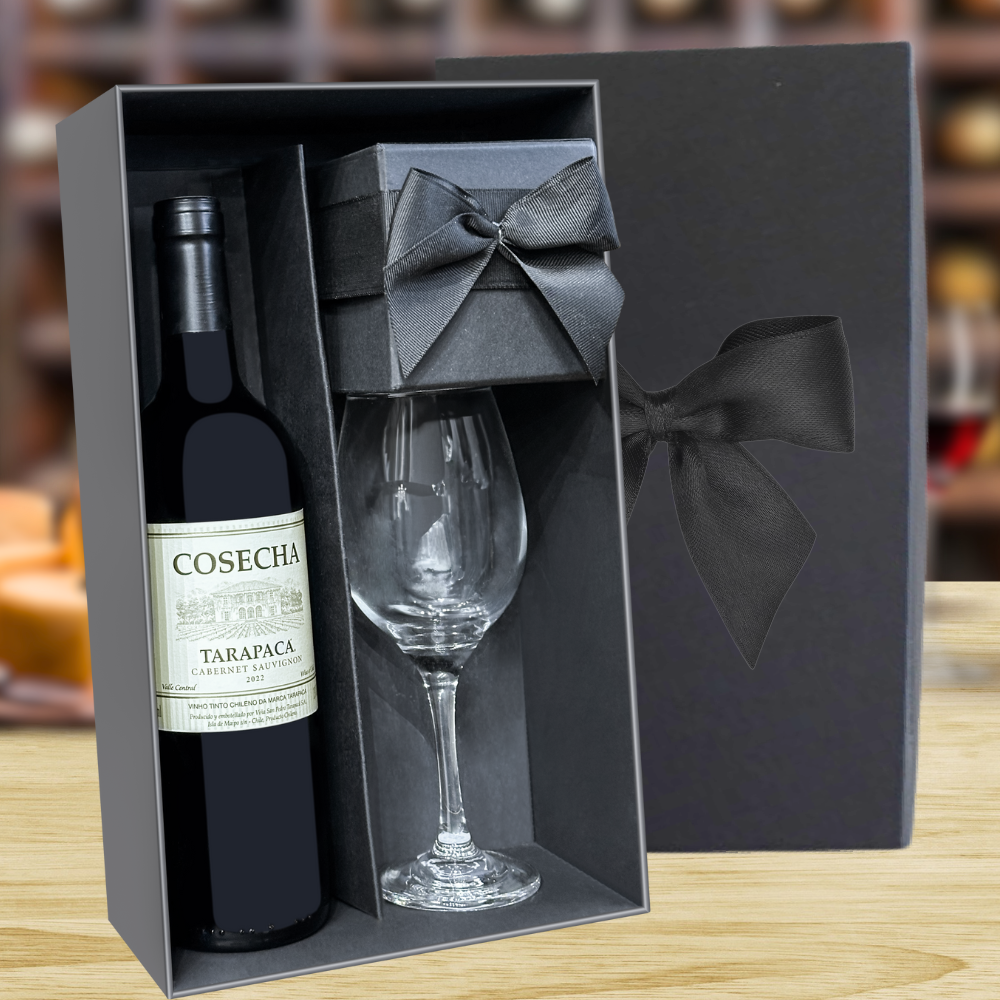 KIT VINHO CHILENO COSECHA & TAÇA