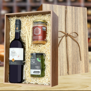 KIT VINHO ESPANHOL FERNANDO DE CASTILLA & DOCE DE LEITE