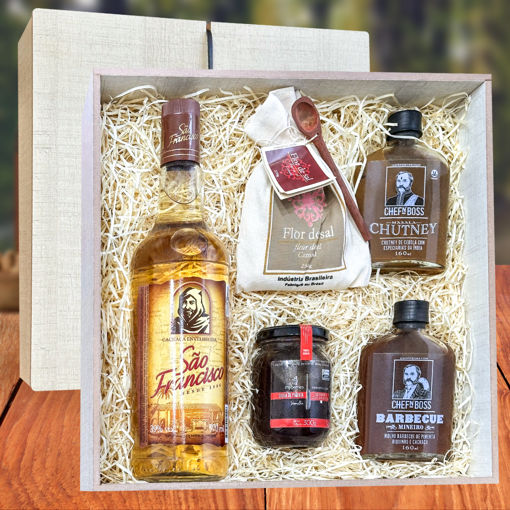 KIT CACHAÇA - CHURRASCO GOURMET