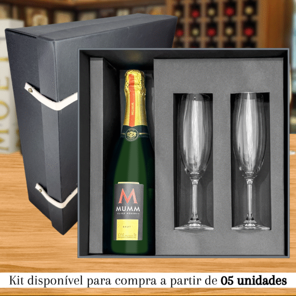 KIT ESPUMANTE ARGENTINO MUMM & TAÇA