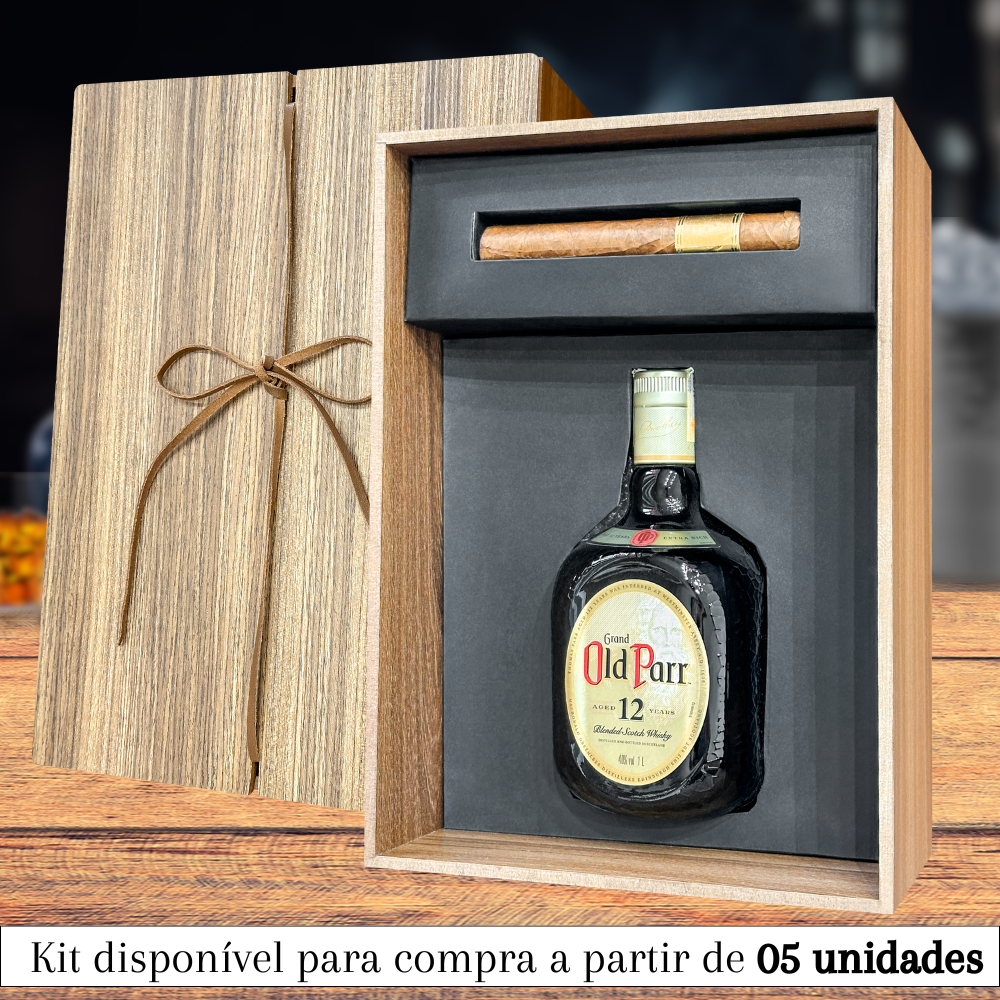 KIT WHISKY- OLD PARR & CHARUTO