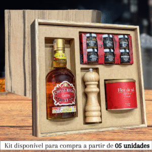 KIT WHISKY ESCOCÊS CHIVAS REGAL CHURRASCO