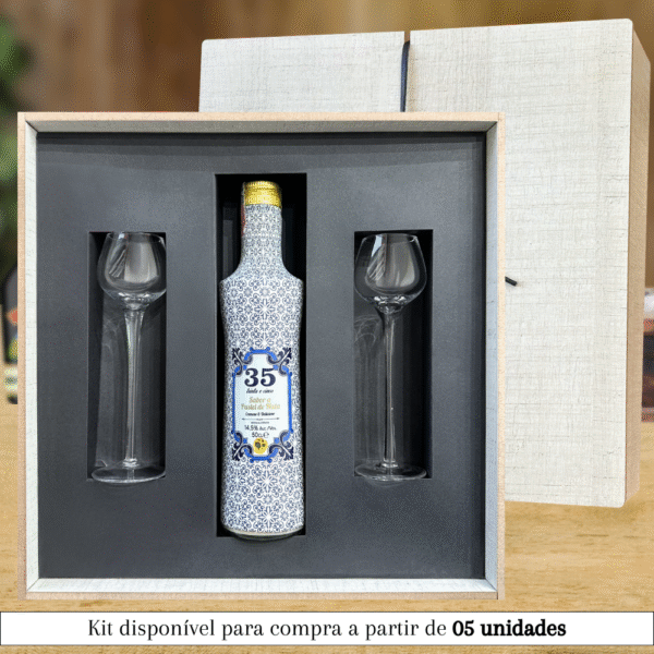 KIT LICOR PORTUGUÊS 35  DE PASTEL DE NATA