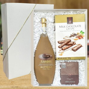 KIT LICOR ITALIANO BOTTEGA GIANDUIA  COM CHOCOLATE