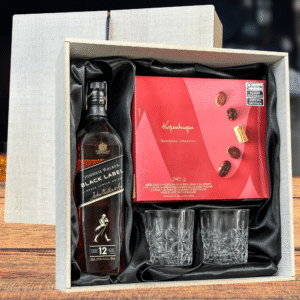 KIT WHISKY BLACK LABEL & CHOCOLATE