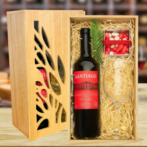 KIT VINHO CHILENO SWEET RED SANTIAGO SUAVE